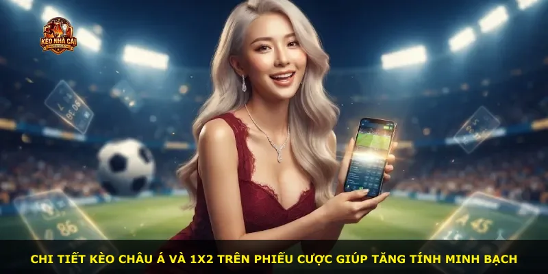 Chi tiết kèo châu Á và 1X2 trên phiếu cược giúp tăng tính minh bạch