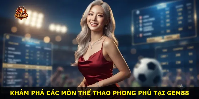Khám phá các môn thể thao phong phú tại Gem88