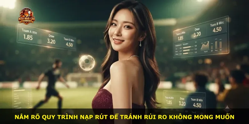 Nắm rõ quy trình nạp rút để tránh rủi ro không mong muốn