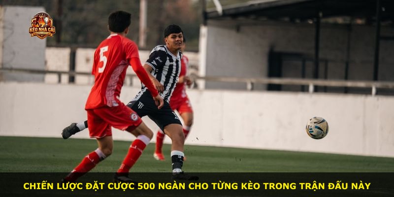Chiến lược đặt cược 500 ngàn cho từng kèo trong trận đấu này