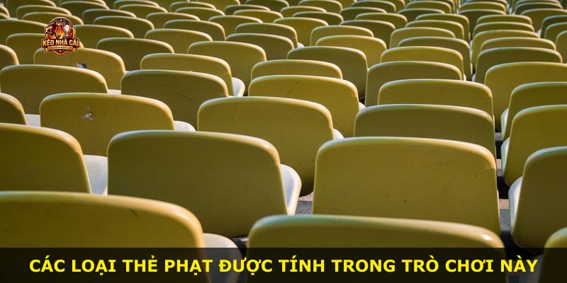 Các loại thẻ phạt được tính trong trò chơi này